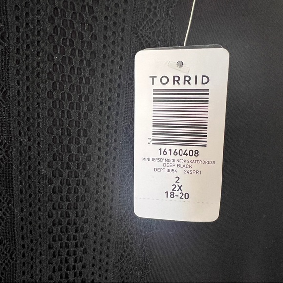 Torrid Elegant Black Long Sleeve Dress - Picture 3 of 7